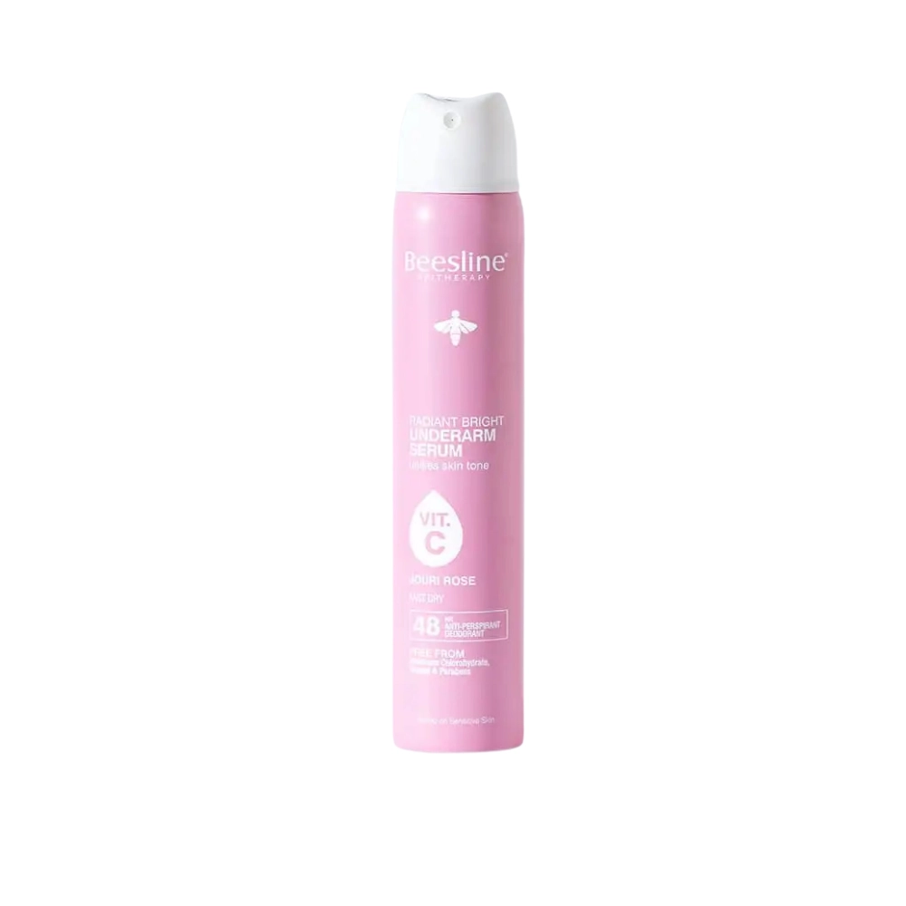 Beesline Radiant Bright Underarm Serum Spray Jouri Rose - 150ml