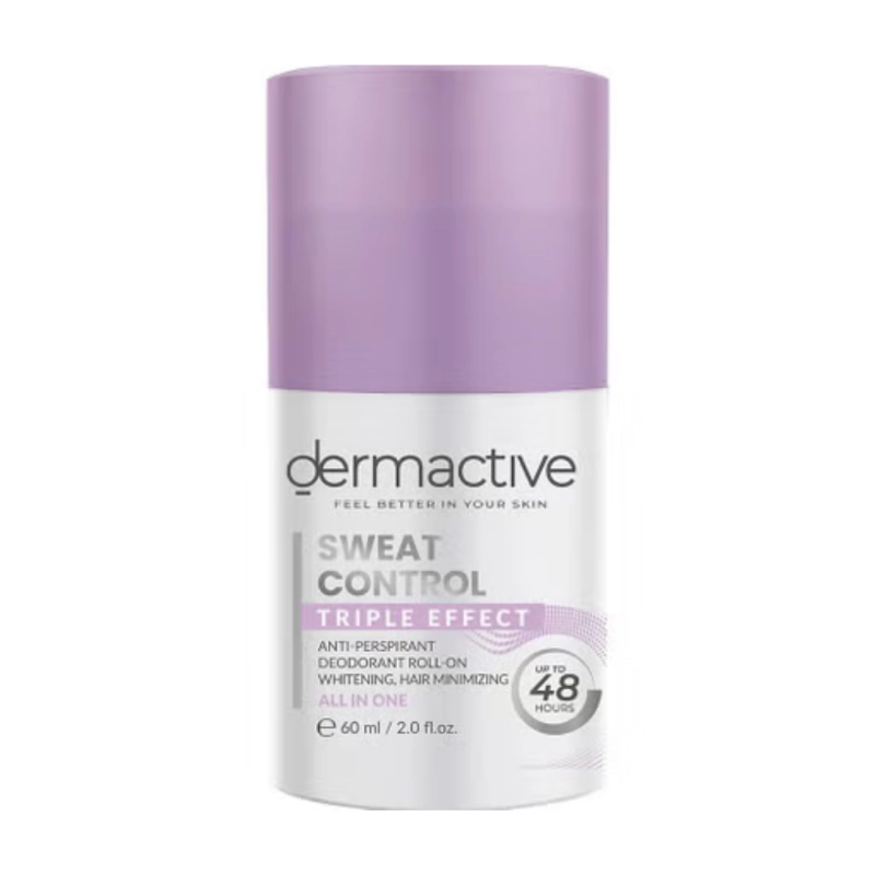 Dermactive Sweat Control Triple Effect Anti-Perspirant Deodorant Roll-On - 60 ml