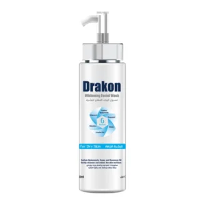 Drakon Facial Wash for Dry Skin with Pump - 200 ml