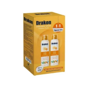 Drakon Sunscreen Lotion SPF 50+ (1+1) Promo Pack