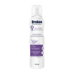 Drakon Whitening DeoSense Berry Vanilla (Sensitive Zone Deodorant) - 150 ml