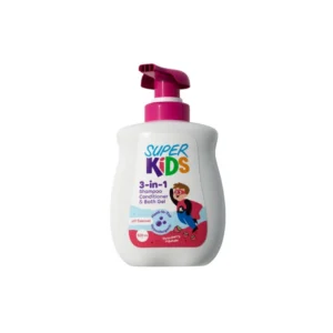 Superkids 3 In 1 Strawberry Milkshake Shampoo 500 Ml