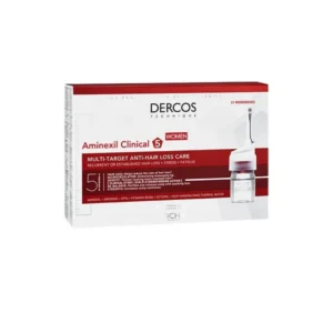 Vichy Dercos Aminexil Clinical 5 Multi-Target Anti-Hair Loss Treatment For Women - 21 Monodoses