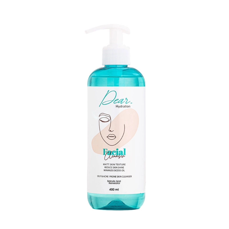 Dear Facial Cleanser For Oily & Acne Prone Skin 400 ml 1+1