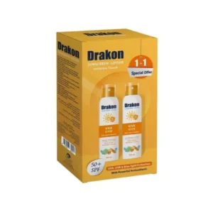 Drakon Sunscreen Lotion SPF 50+ (1+1) Promo Pack