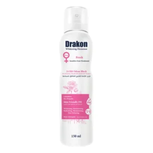 Drakon Whitening DeoSense Fresh (Sensitive Zone Deodorant) - 150 ml