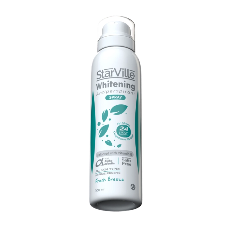 Starville Whitening Antiperspirants Spray Fresh Breeze 200 Ml
