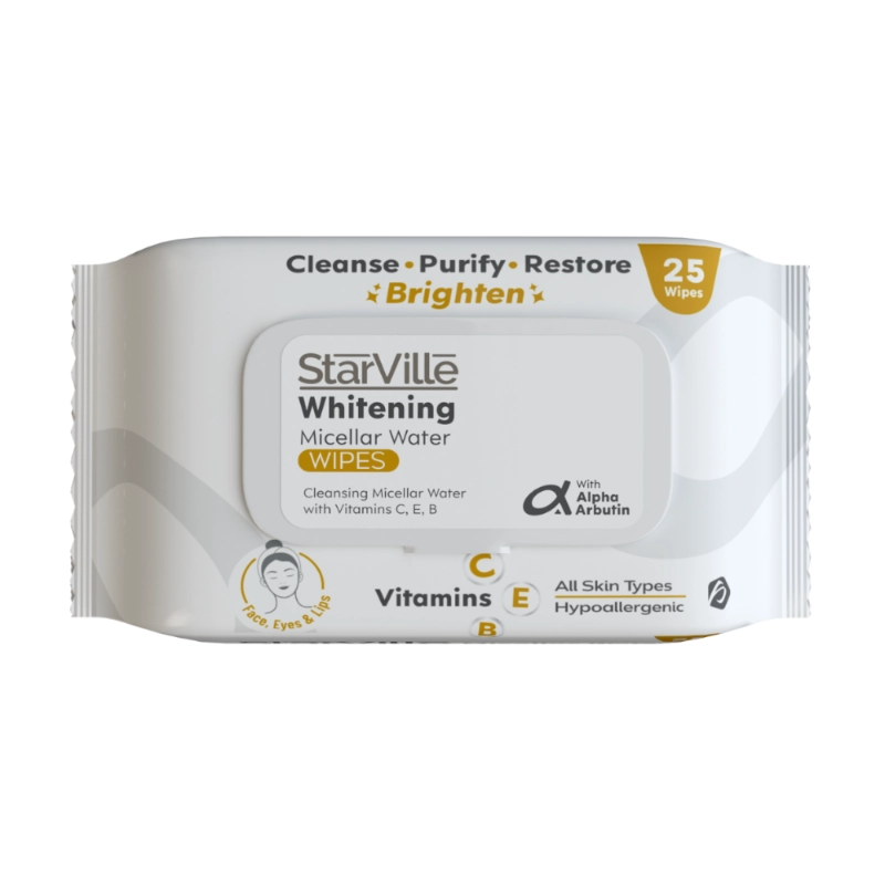 Starville Whitening Micellar Water Wipes 25